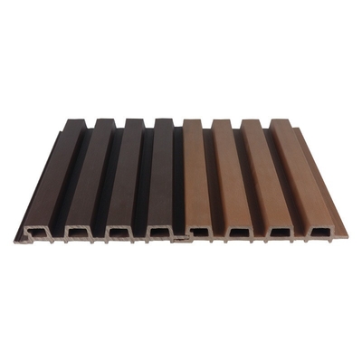 주문 그릴 프랭크를 측면을 대는 파크 호텔 수지나무판을 위한 브라운 25x227mm WPC 덧씌움 벽 패널 온라인 제품
