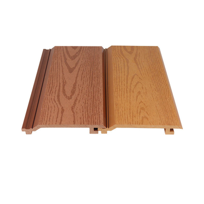 주문 방수 145x20.5mm 목재 플라스틱 복합 클래딩 패널 가운 WPC 야외 벽 패널 정원용 온라인 제품