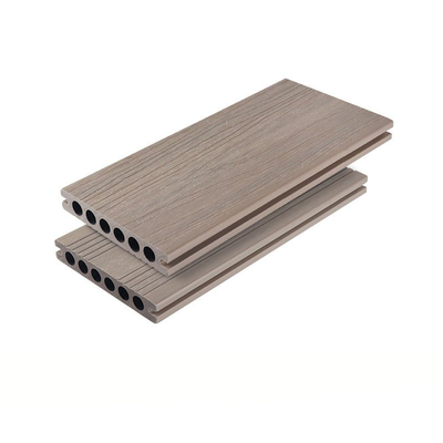 주문 카키색 반대 곰팡이가 핌 WPC 데킹 바닥 수지나무판 플로어 패널 138x23mm 외부 안마당 장식 온라인 제품