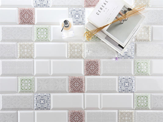 주문 10x30cm 백색 빈티지 도자기 벽 타일 (실내 백스플래쉬용) 온라인 제품