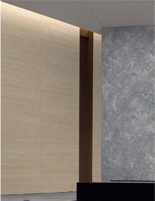 주문 밝은 노란색 트라베티인 마무리 60x120cm 외부 매트 건물용 고대 커튼 벽돌 타일 온라인 제품