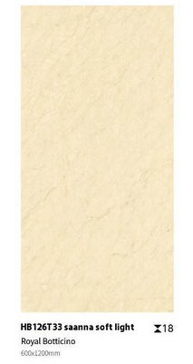주문 공원용 황색 미끄럼 방지 점토 포장 타일 600x1200x18mm 온라인 제품