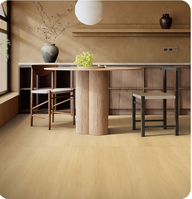 주문 밝은 갈색 나무 무늬 포세린 타일 600x1200mm AAA 등급 온라인 제품