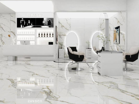 주문 화이트 폴리스드 글래싱 포르셀린 타일 1200x1200mm 실내 벽 온라인 제품