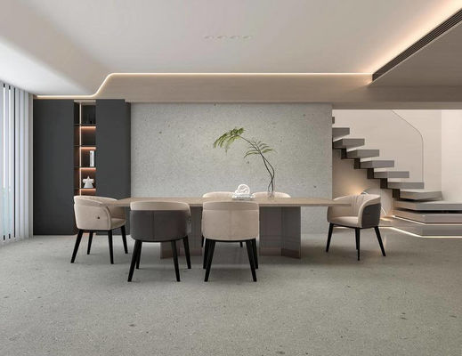 주문 회색 부드러운 유리 된 포르셀린 타일 1200x1200mm 실내 바닥 벽 온라인 제품