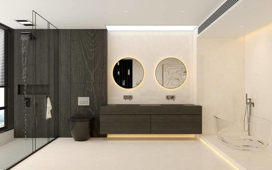 주문 AAA급 피어브릭 1200x1800x9mm 카라라 포르셀라인 유리 닦은 타일 욕실 및 실내 바닥 타일 온라인 제품