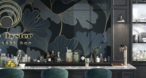 주문 400x1200mm 내마모성 녹색 노란색 도자기 타일 AAA 등급 온라인 제품