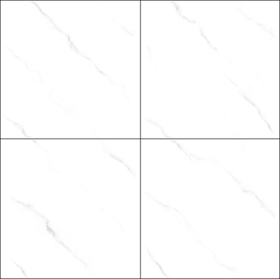 주문 카라라 흰색 800x800mm 세련된 가시화 된 포르셀라인 타일 거실 온라인 제품