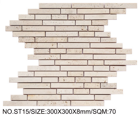 주문 내구성이 뛰어난 밝은 노란색 300x300mm 천연석 모자이크 (침실 및 주방용) 온라인 제품