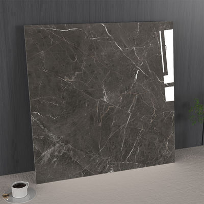 주문 Stylish and Durable 1mx1m Marble Porcelain Glazed Polished Tiles For Balcony Dark Gray MOQ 100CTNS 온라인 제품