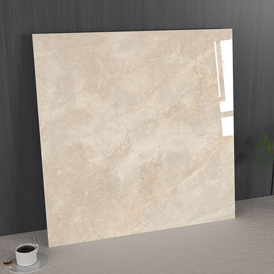 주문 항균성 얼룩 저항성 실내 바닥 빛 갈색 1000x1000mm 닦은 가시화 된 포르셀린 타일 거실 및 식당 온라인 제품