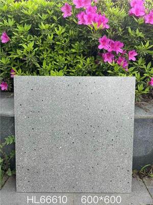 주문 내구성이 뛰어나고 항균 처리된 베이지색 600x600mm 실내 바닥 테라조 세라믹 타일 (발코니용) 온라인 제품
