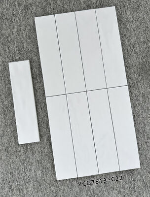 주문 백색 반점 75x300mm 반짝이는 내부 세라믹 벽 타일 거실 및 발코니 온라인 제품