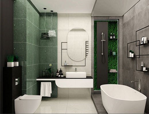 주문 600x600mm 녹색 수박 반짝이는 포르셀린 바닥 타일 온라인 제품