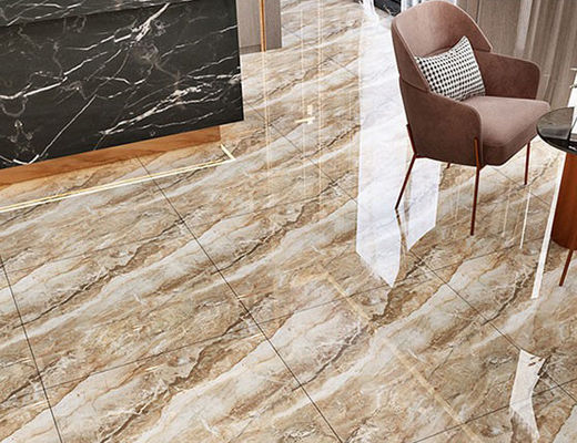 주문 800x800mm 3 PC / Ctn 금 컬러 바닥 타일 거실 완정체 자기 11 밀리미터 온라인 제품