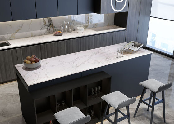주문 OEM Carrara 백색 소결 석판 15mm 두께 온라인 제품
