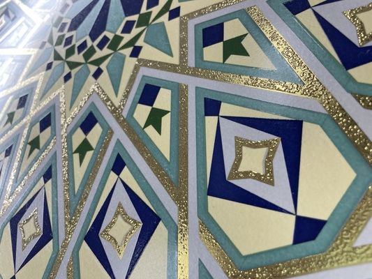 주문 600x600mm 금으로 가시된 포르셀린 바닥 타일 AAA 등급 온라인 제품