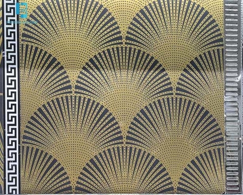 주문 600x600mm 골든 포세린 바닥 타일 미끄럼 방지 3D 잉크젯 디자인 온라인 제품
