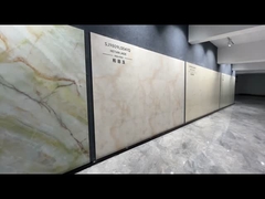 실내 바닥 디자인 및 거실용으로 닦은 녹화 타일 분홍색 900x1800x9mm