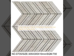 AAA 등급 및 내화 벽돌 305x305mm 수영장 모자이크