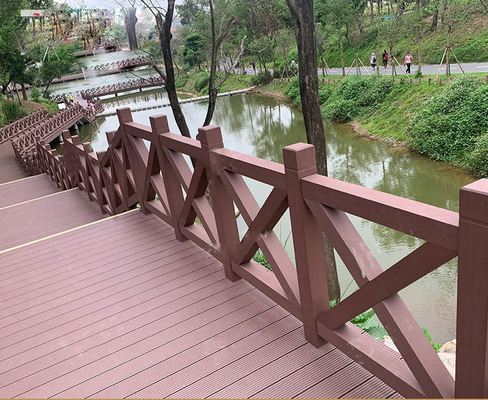 정원 공학을 위한 SGS WPC 펜스 패널 보호하는 레일 2000x1200mm 외부 보드