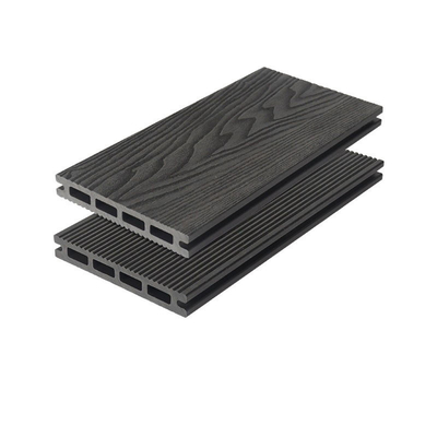 회색 공학 정원을 꾸미는 3D 깊은 엠보싱된 WPC 데킹 이사회 145x22mm