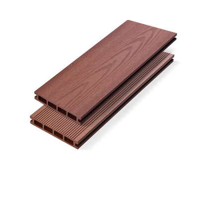 야외 Co - 돌출성형 원형 홀 보도 발코니 패널 140x25mm에 바닥을 까는 불연성 우즈 플라스틱