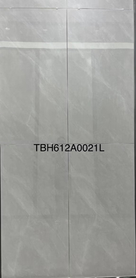 600x1200mm 닦은 유리 타일 반짝이는 회색 바닥 벽 발코니 사무실 카라라 포세레인 타일