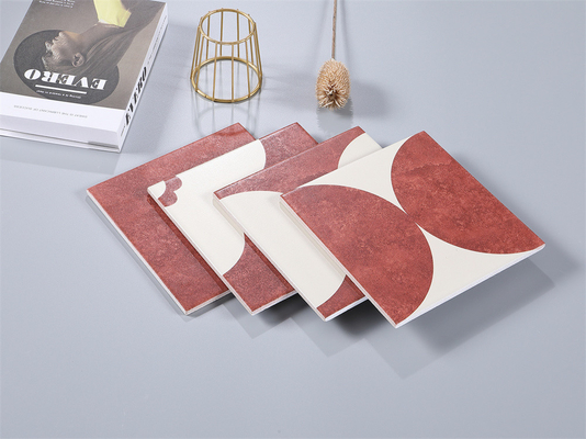 레드 베이지 20x20cm 세라믹 러스틱 타일 (실내 바닥/벽용)