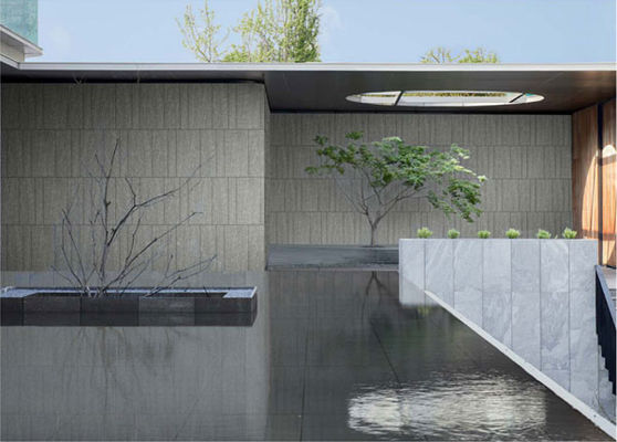 회색 화염 매트 고대 마무리 600x1200mm 외관 돌 타일