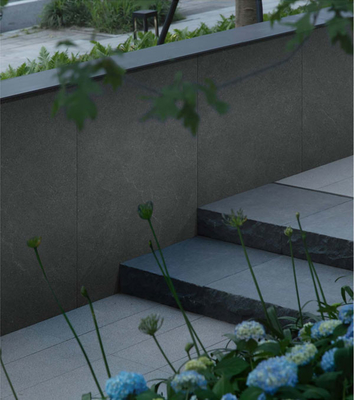 항균성 120x60cm 회색 모래 돌 커튼 벽 두꺼운 타일
