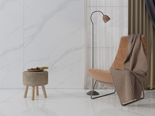 1420x2700mm 매트 카라라 흰색 합성 석판 AAA 등급