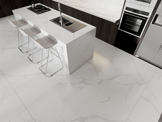 1420x2700mm 무광 화이트 카라라 소결석 슬래브