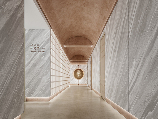 외관 바닥 산성 1600x3200mm 매트 포르셀린 시너지 석판 아파트 및 발코니용 대형 슬랩