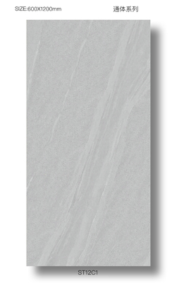 야외 바닥 내구성 60x120cm 전체 몸 포스텔렌 장식 타일 테라스 회색 친환경 타일