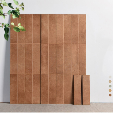산성 저항 아기 얼굴 유연 세라믹 타일과 실내 벽 호텔의 우아한 타일 400x800mm 갈색