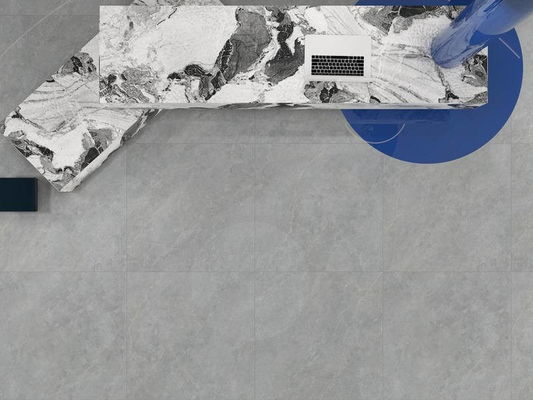 회색 대리석 모양 1200x1200x9mm 안티 슬라이드 타일 및 피어브릭 외부 바닥