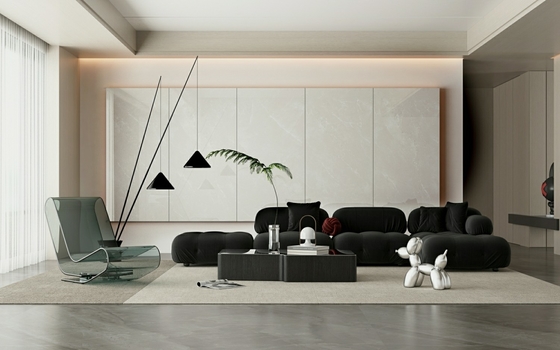 베이지 900x1800mm 폴리싱 유광 포세린 타일 0.5% WA