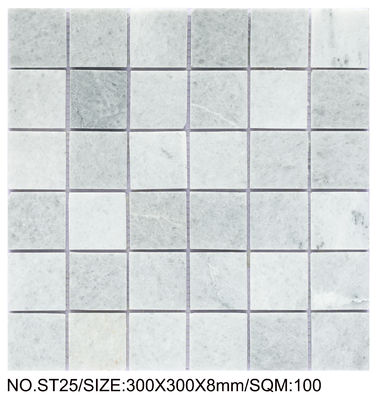 파이어브릭 스퀘어 300x300mm 천연석 모자이크, 식당 및 거실용