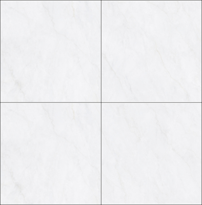 AAA 등급 대리석 800x800mm 밝은 회색 가시화 된 가시화 된 포르셀린 타일 아파트 경이로움