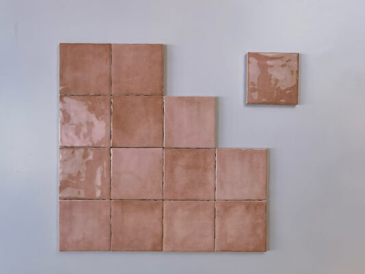 주방 및 욕실용 내마모성 블루 10x10cm 세라믹 벽 타일