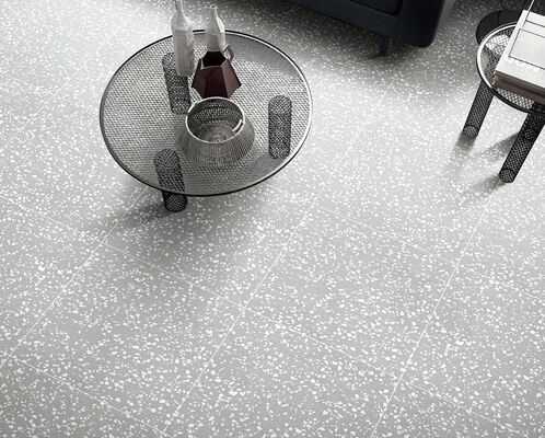 피어브릭 베이지 600x600mm 테라조 라파토 생활실 및 호텔용 착용 저항성 포르셀라인 타일
