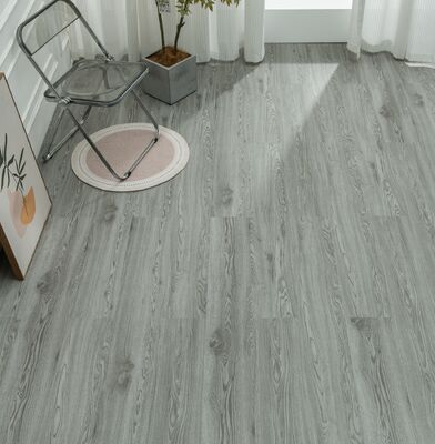 거실 및 리모델링용 스테인리스 그레이 1220x180mm 실내 바닥재 SPC 바닥재 UV 코팅 두께 5mm 나무 패턴