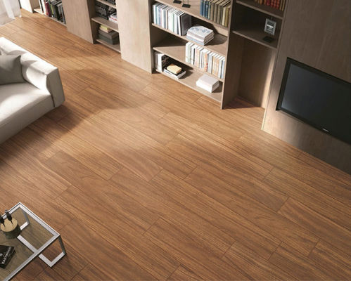 150x900mm 브라운 웬지 목재 포르셀린 벽 타일 바닥