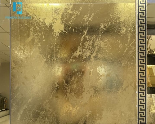 골드 컬러 포슬린 바닥 타일 600x600mm 유광 무광 마감